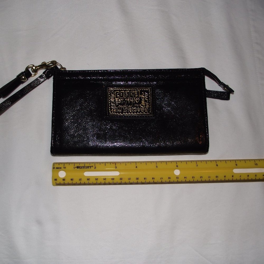 Black Coach wristlet